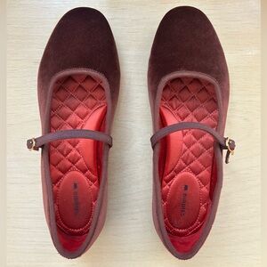 Birdies Women's  Velvet Flats